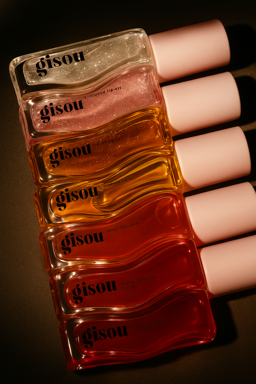 Gisou Lip Oil Original – Soin Hydratant et Repulpant, Effet Gloss et Exfoliant Naturel