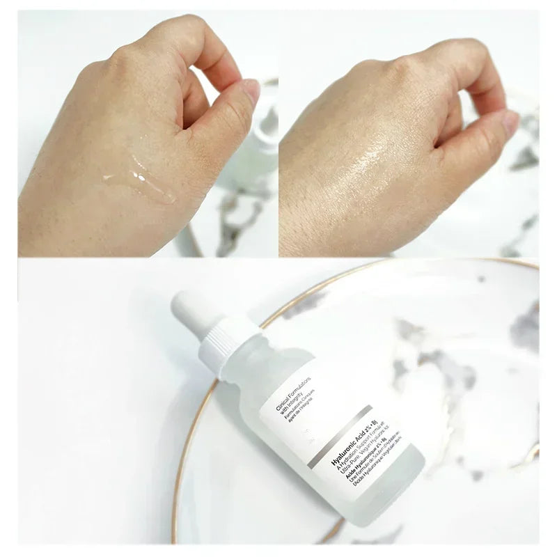 Sérum Visage Naturel à l’Acide Hyaluronique 2% – Nourrit, Hydrate et Raffermit la Peau