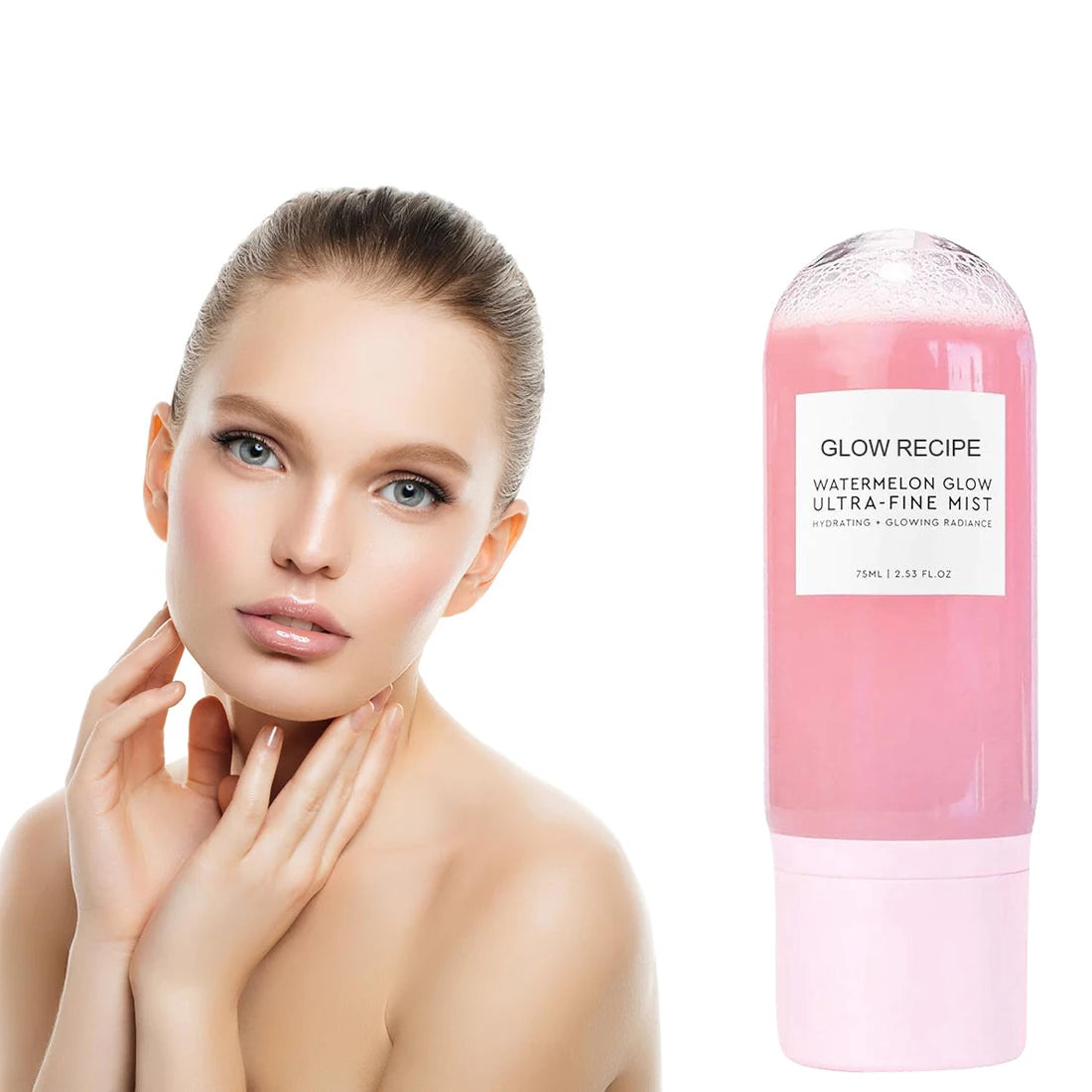 Brume Visage Watermelon Glow – Hydratation Instantanée, Teint Lumineux & Peau Douce