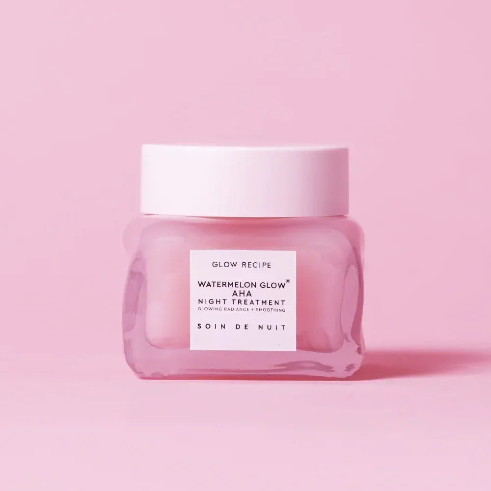 Crème de Nuit Hydratante Watermelon Glow – AHA, Acide Hyaluronique & Niacinamide (60ml)