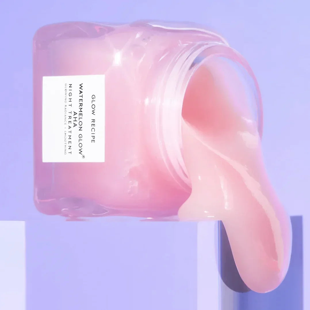 Crème de Nuit Hydratante Watermelon Glow – AHA, Acide Hyaluronique & Niacinamide (60ml)