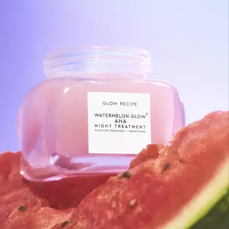 Crème de Nuit Hydratante Watermelon Glow – AHA, Acide Hyaluronique & Niacinamide (60ml)